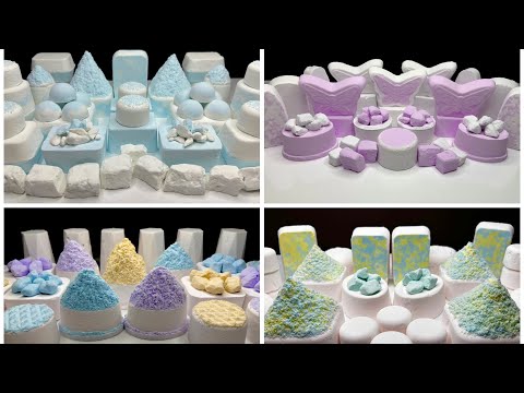 Asmr baking soda / 8 videos in 1 / satisfying