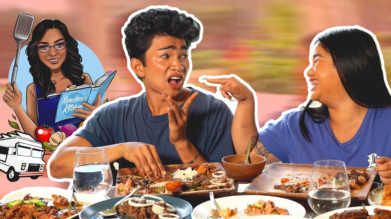 Filipino Food *GALORE* Mukbang - Moms Foodtruck is here