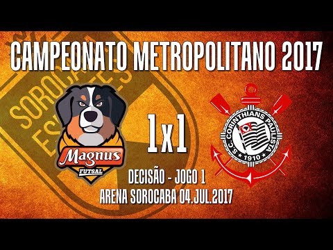 Gols Magnus Sorocaba 1x1 Corinthians - Jogo 1 - Decisão Metropolitano 2017