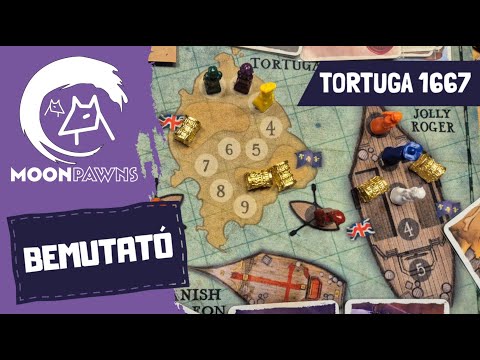 Tortuga 1667 társasjáték bemutató | Harr!  - MOONPAWNS