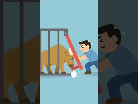 Angry 😡 ox| #feelsy #satisfyingames #cartoonreel #antistres #ox #angry #gameplay