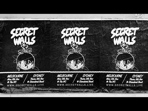 Secret Walls Australia 2017 - Melbourne & Sydney Street Posters