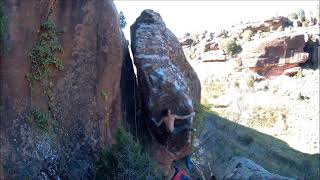Video thumbnail of CucSamaruc, 7a+  Albarracín