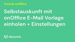 Selbstauskunft mit E-Mail Vorlage einholen