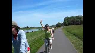 preview picture of video 'Biking along the Elbe River near Dresden'