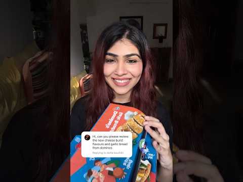 DOMINOS NEWLY LAUNCHED CHEESE BURST FLAVOURS 😉