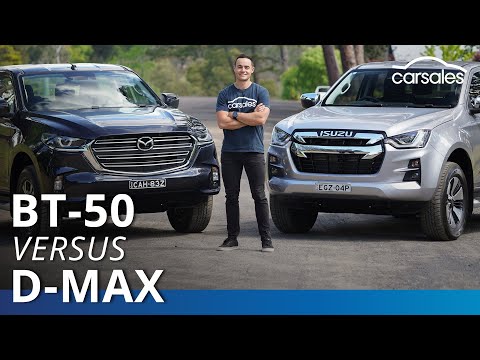 Isuzu D-MAX LS-U v Mazda BT-50 XTR Comparison Test @carsales.com.au