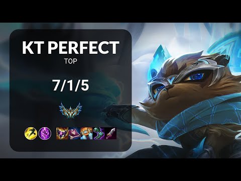 KT PerfecT Kennen vs Jayce TOP - KR CHALLENGER Patch 14.17