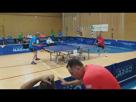 SDA Veteranos 220522 Mateo Cibantos vs Gonzalo Vigueras Tenis de Mesa MALAGA