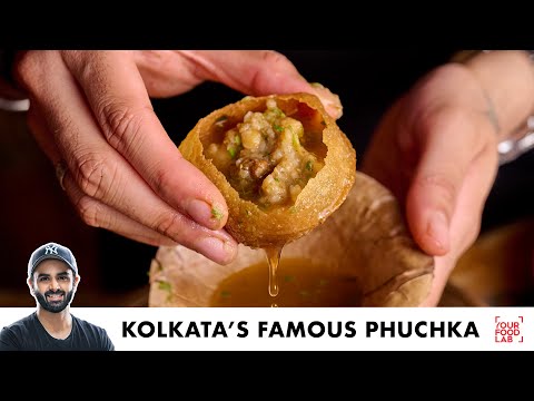 Kolkata Puchka (Pani Puri) with Aloo Makha and Churmur