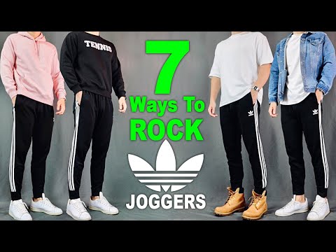 7 Ways To ROCK Adidas Joggers | Men's Outfit Ideas