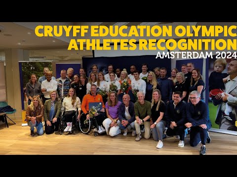 Honoring (Para)Olympic student-athletes at the OPEN DAY 2024 - Amsterdam | Cruyff Education (Dutch)