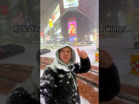 Your sign to visit Sapporo in the winter🇯🇵❄️ #japan #hokkaidotrip #hokkaido #japanwinter