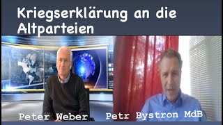 Kriegserklärung an die Altparteien - Peter Weber mit Petr Bystron MdB /  AFD