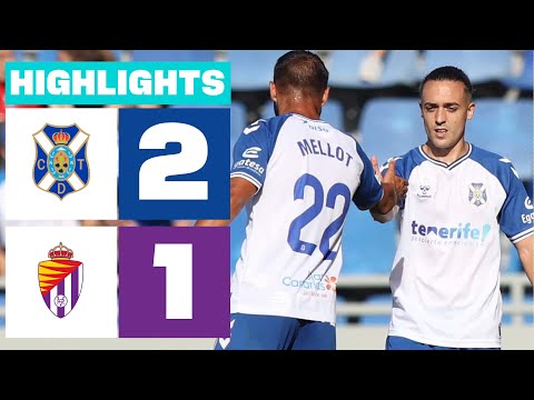 Highlights CD Tenerife vs Real Valladolid (2-1)