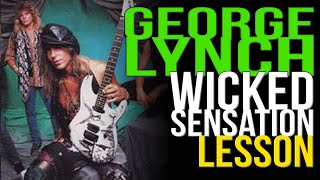 Lynch Mob Wicked Sensation Rhythm Guitar Lesson, George Lynch - Lynch Lycks S4 Lyck 9