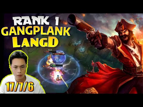 🔴 LangD Gangplank vs Lucian - LangD Rank 1 Gangplank Guide