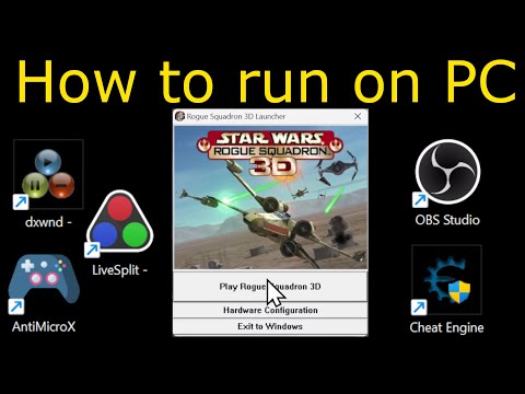 Rogue Squadron PC standard setup guide for casual play and speedrunning