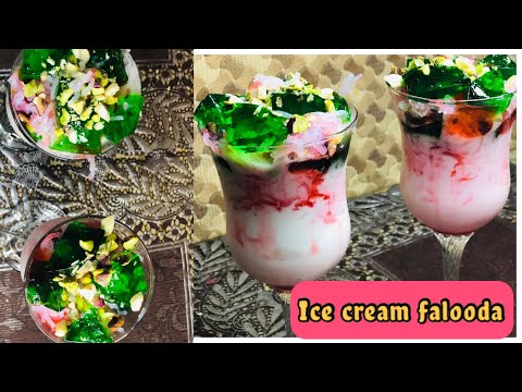 falooda ice cream Recipe I yummy I home made I sajida saeed