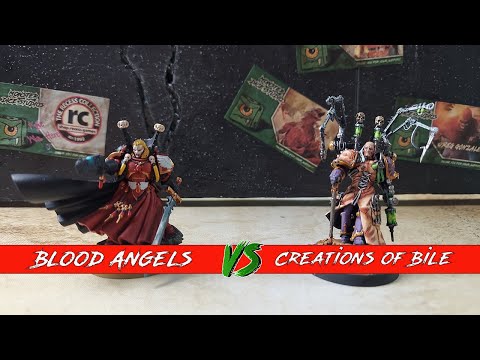 Blood Angels v Creations of Bile (Chaos Space Marines) - 10th edition Warhammer 40k Battle Report