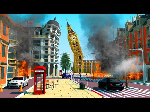 LONDON Destroyed: EPIC Earthquakes Comparison!