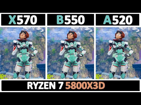 Ryzen A520 vs B550 vs X570 Mobo | ft. Ryzen 7 5800X3D |
