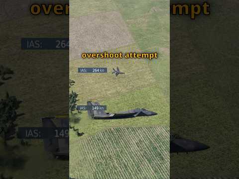 F-15 Dodges Bullets and Hits the Brakes #dcs #simulation