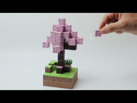 Breathtaking Cherry Blossom Tree in Minecraft