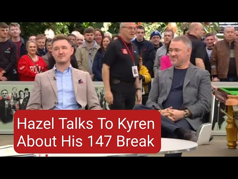 KBV-422  Hazel Irvine Talks to Kyren Wilson About His 147 Break.