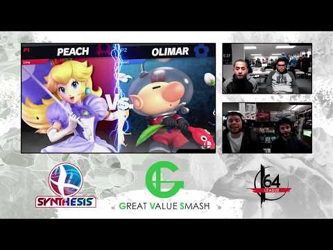 Smash Ultimate: LingLing (Peach) V belaC (Olimar) - Synthesis 13 Tournament SSBU