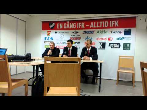 Lehdistötilaisuus 15.11.2011 IFK - Lukko