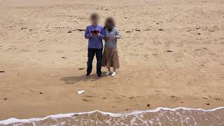 福岡県 糸島 芥屋海水浴場 ①「マニュアル操作・高速ドロニー から 着陸 まで」