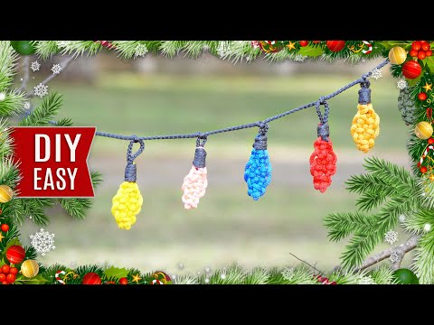 DIY Macrame Star Ornament Tutorial Handmade Christmas Tree Decoration