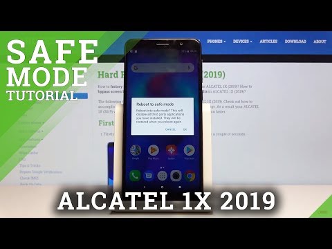 How to Enter Safe Mode in ALCATEL 1X 2019 – Disable Third-party Apps