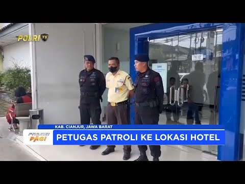 BRIMOB POLDA JABAR PATROLI HARKAMTIBMAS DI WILAYAH CIPANAS CIANJUR