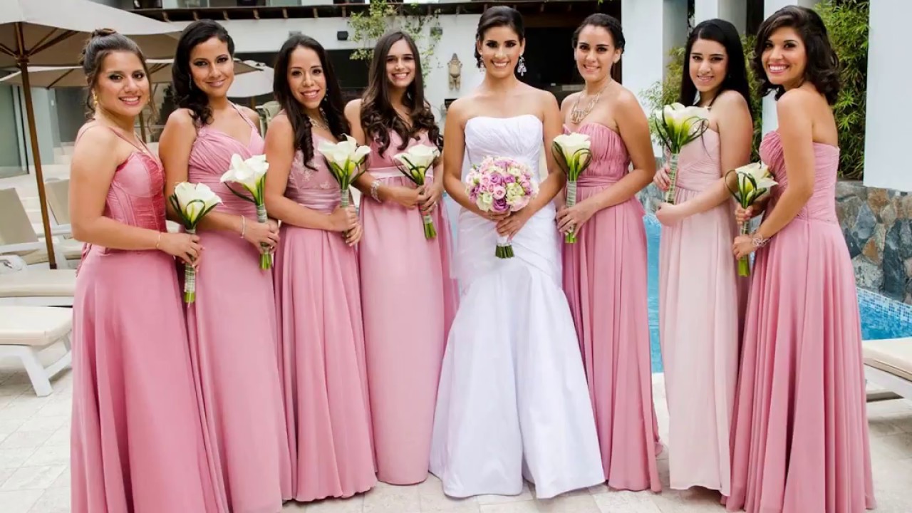 DAMAS DE HONOR 2018♥ VESTIDOS DAMAS DE HONOR
