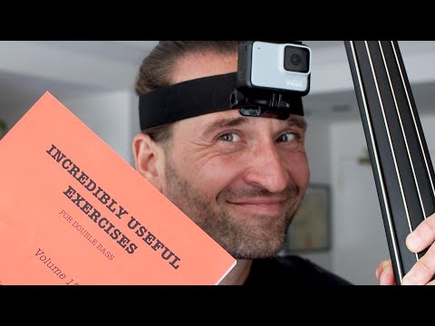 Playing through Incredibly Useful Exercises for Double Bass Vol. 1 - Mindfulness, Awareness, Control