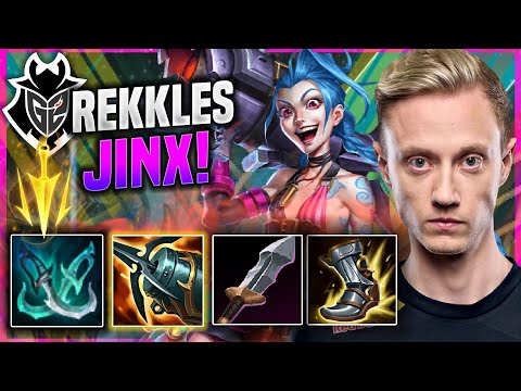 REKKLES PERFECT GAME WITH JINX! - G2 Rekkles Plays Jinx ADC vs Kalista! | Season 11