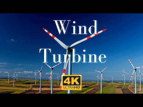 Wind Turbines in 4k - Relaxation Film With Calming Music #3