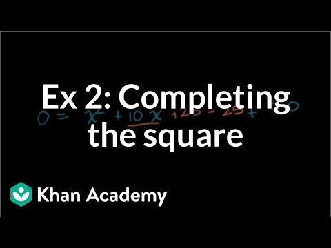 Completing the Square 2