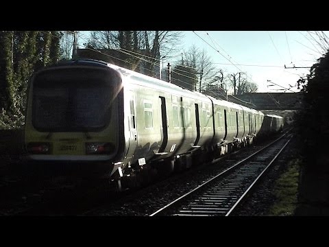 2 x 29000 Class DMU Trains - Glenageary Station, Dublin