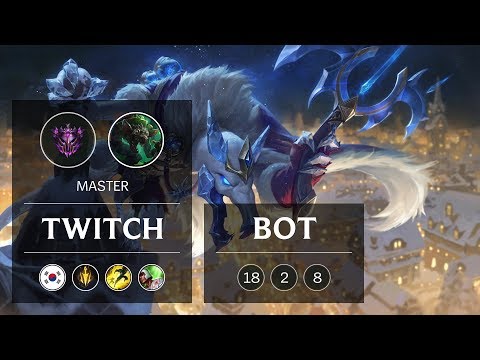 Twitch ADC vs Kog'Maw - KR Master Patch 9.3