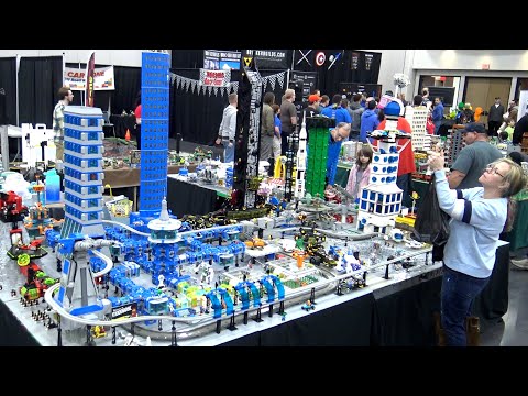 LEGO Moon Base Collaboration at Atlanta Brick Con 2023