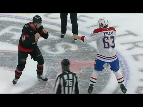 Florian Xhekaj Drops 🥊 Gloves 🥊 With Jan Jenik