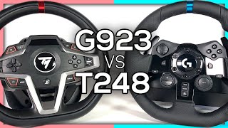Logitech G923 VS Thrustmaster T248 | Which is the BEST Entry-Level Sim Racing Wheel?! Logitech G923 VS Thrustmaster T248 | Which is the BEST Entry-Level Sim Racing Wheel?!
