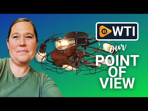 Farmhouse Ceiling Fan with Light - WTI product video review