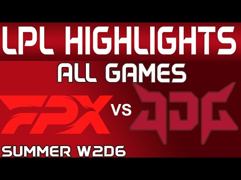 FPX vs JDG Highlights ALL GAMES LPL Summer 2024 FunPlus Phoenix vs JD Gaming by Onivia