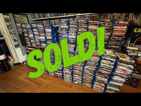 I sold HALF of my Physical Media Collection! #bluray #4kultrahd 