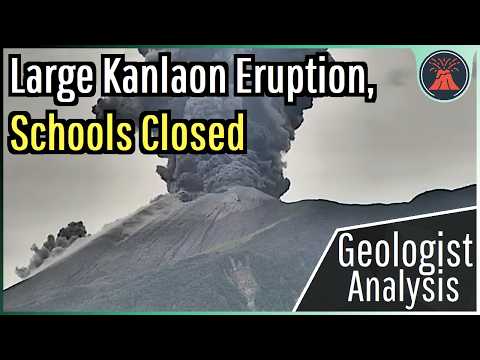 Kanlaon Volcano Eruption Update; Large Eruption Occurs, Schools Closed