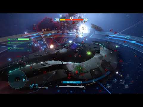 Starpoint Gemini Warlords: The Legion Titan with Vanguard Class VS 3 Fleets and 1 Starbase